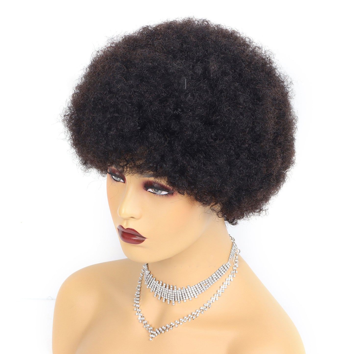 Human Hair Afro Wig