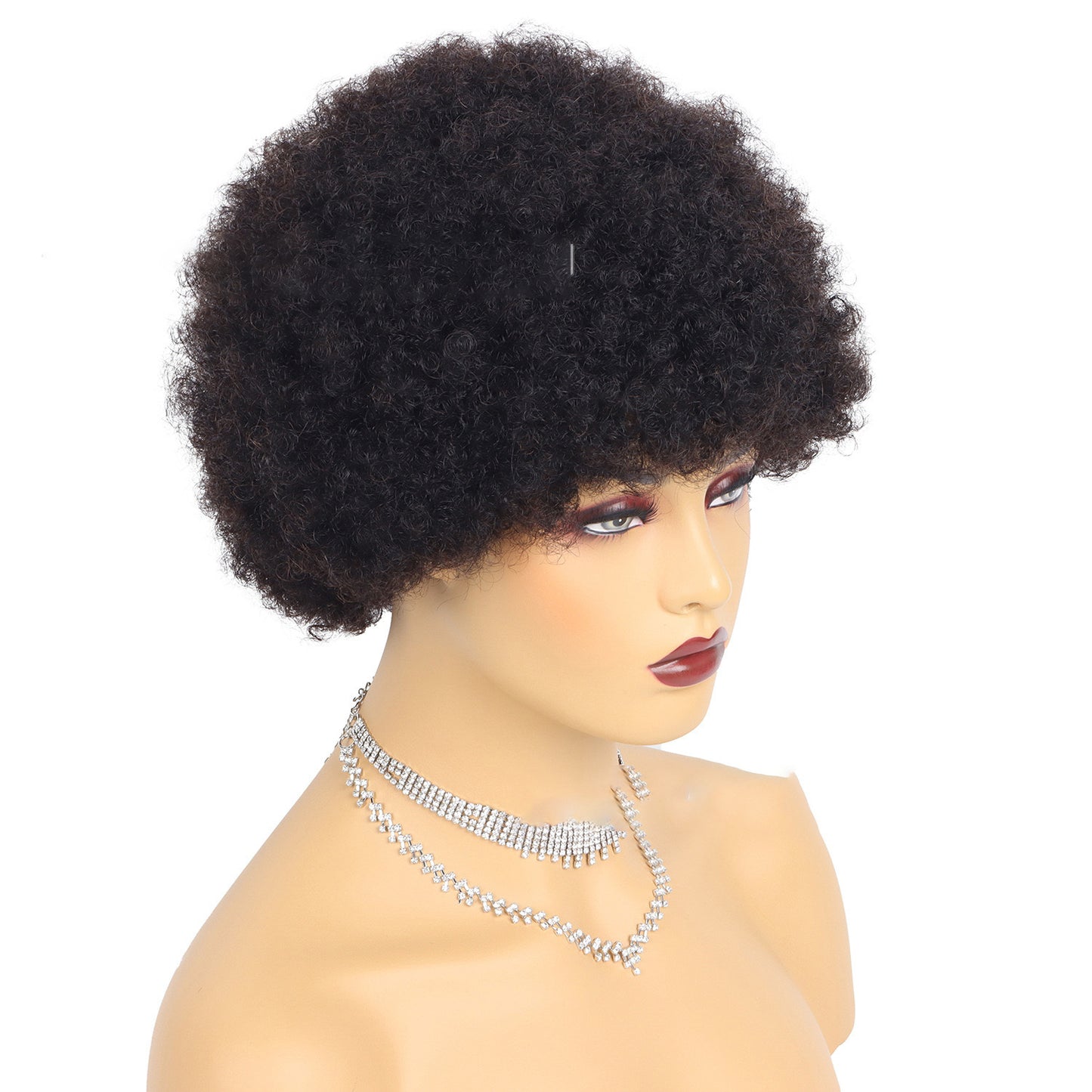 Human Hair Afro Wig