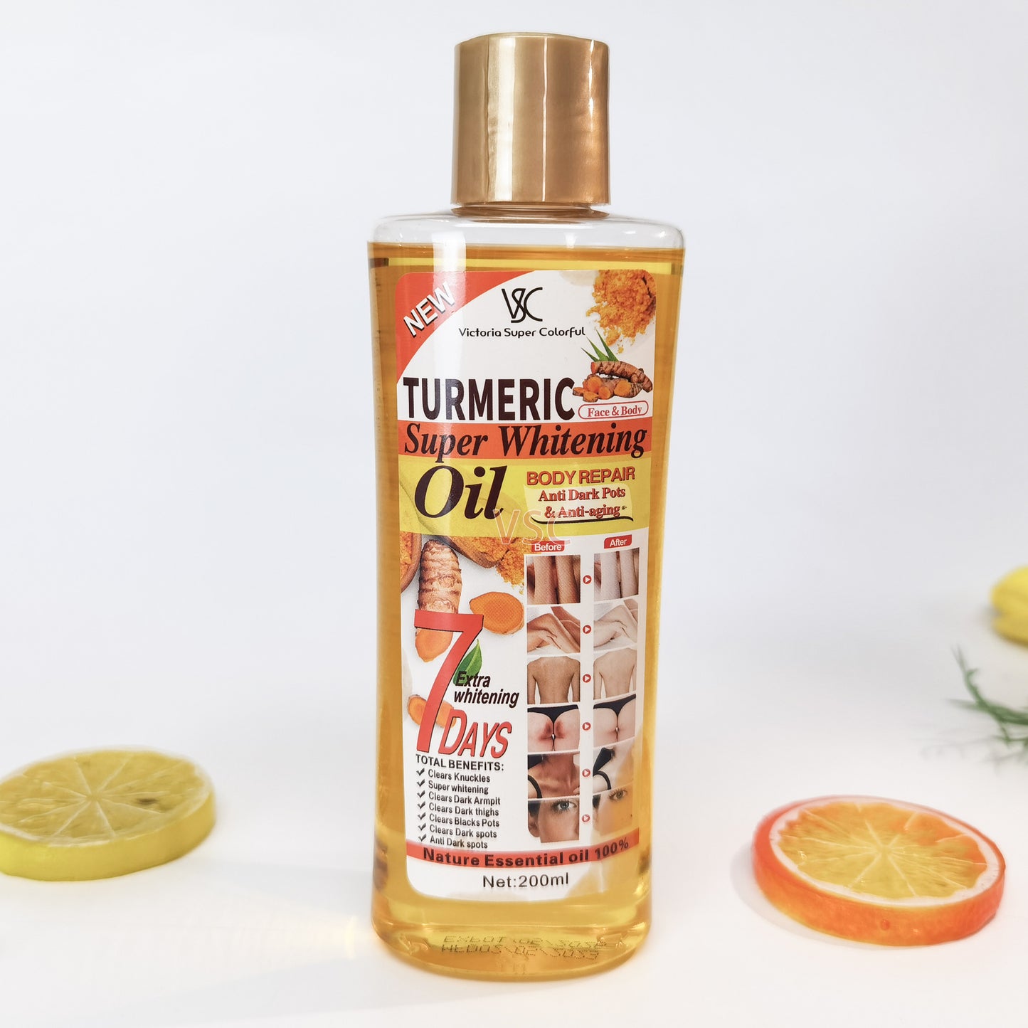 Turmeric Facial Body Moisturizing Massage Oil