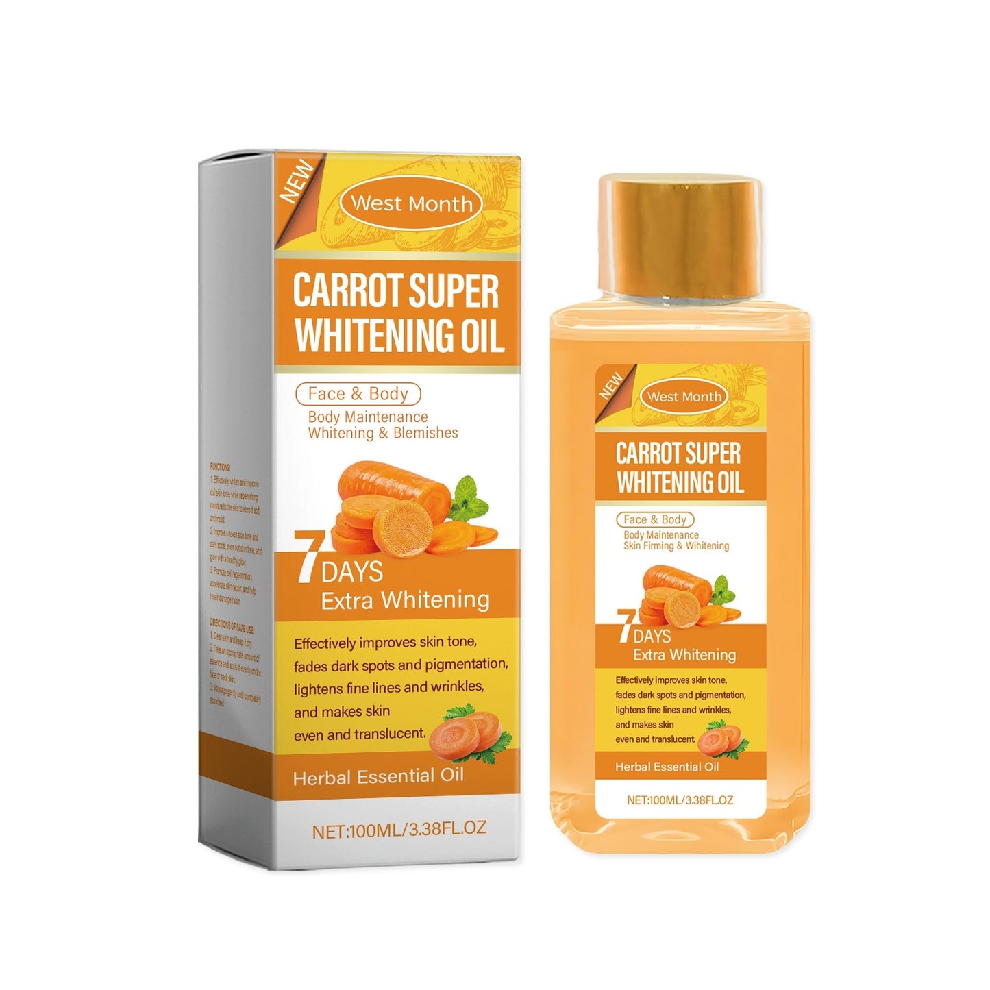 Turmeric Body Whitening Oil