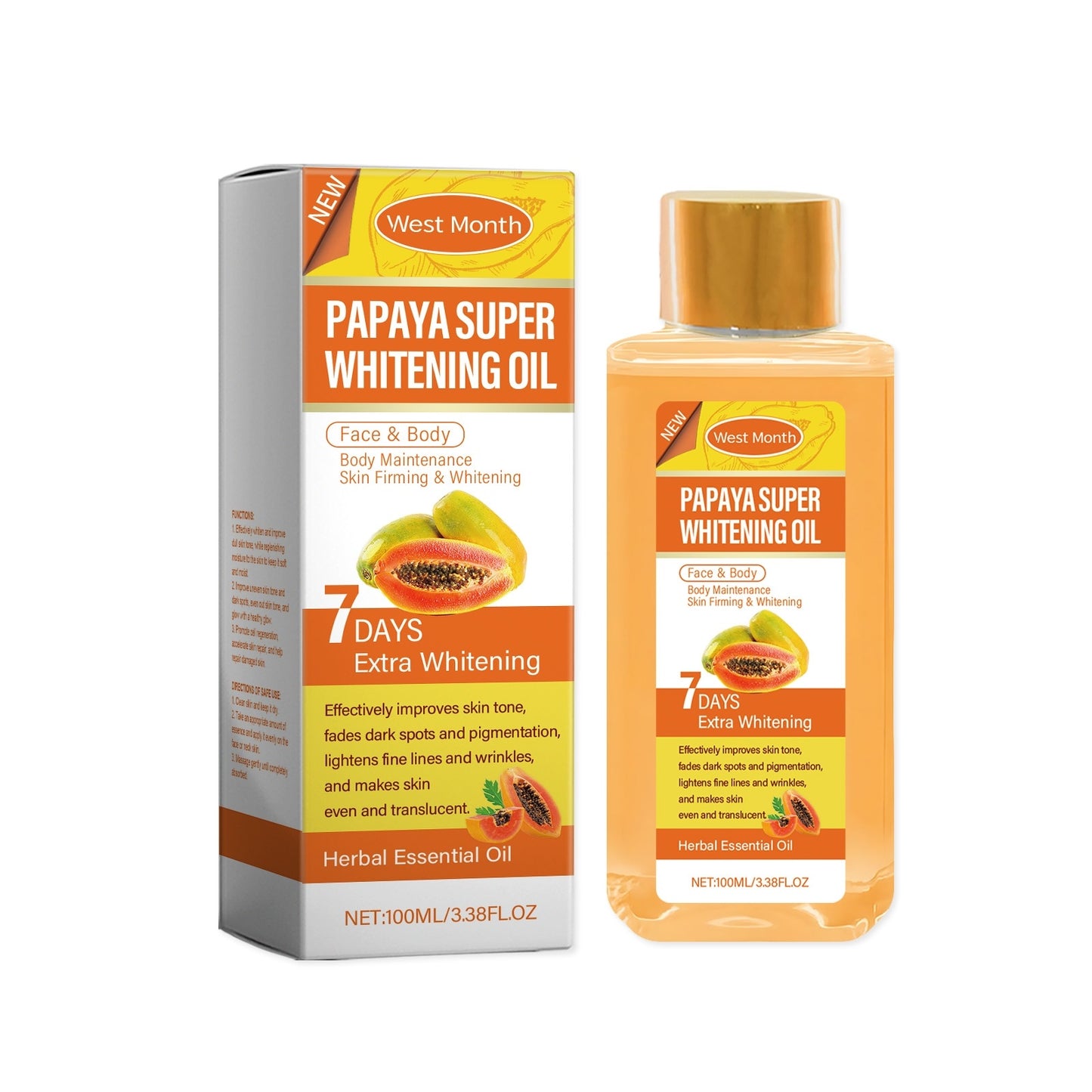 Turmeric Body Whitening Oil