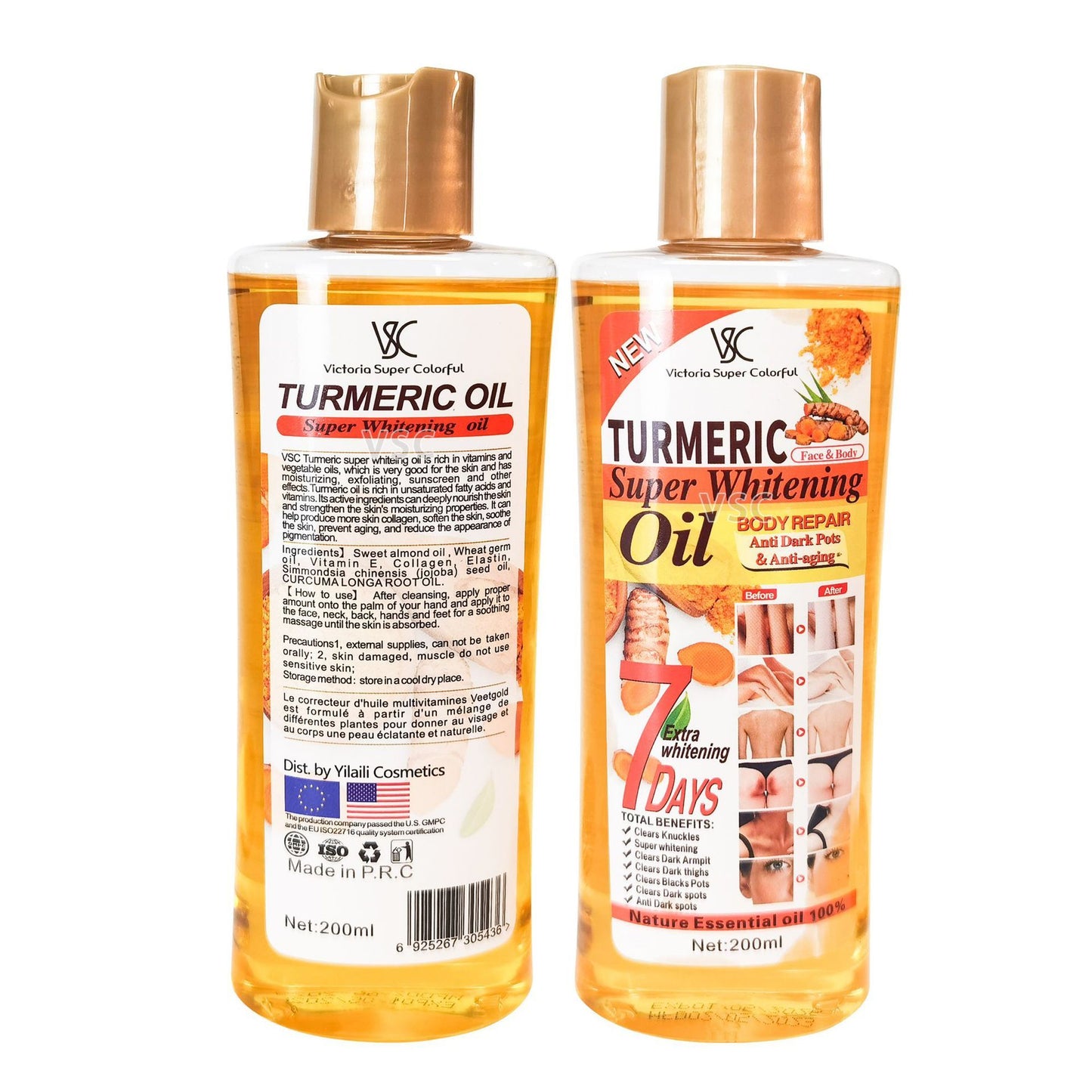 Turmeric Facial Body Moisturizing Massage Oil