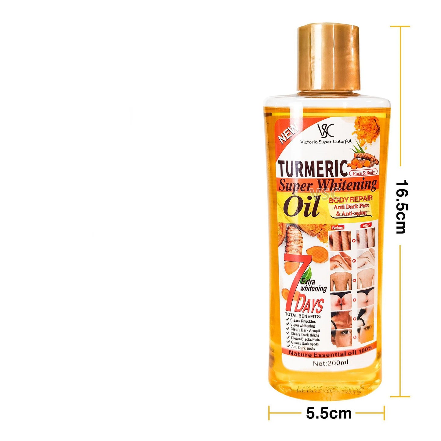 Turmeric Facial Body Moisturizing Massage Oil